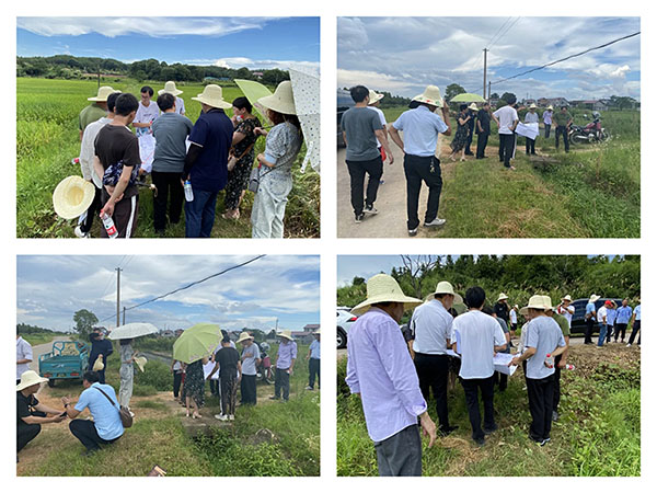 米兰网页版组织召开万安县2022年度统筹整合资金推进高标准农田建设项目初步设计的评审会